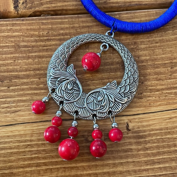 Colorful Statement Necklace - Picture 2 of 4